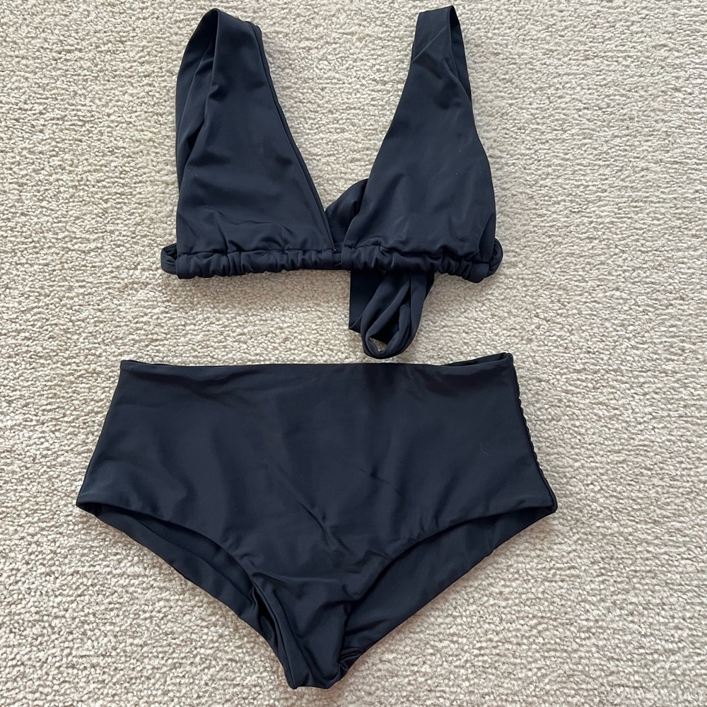 Salomé Black Bikini Set